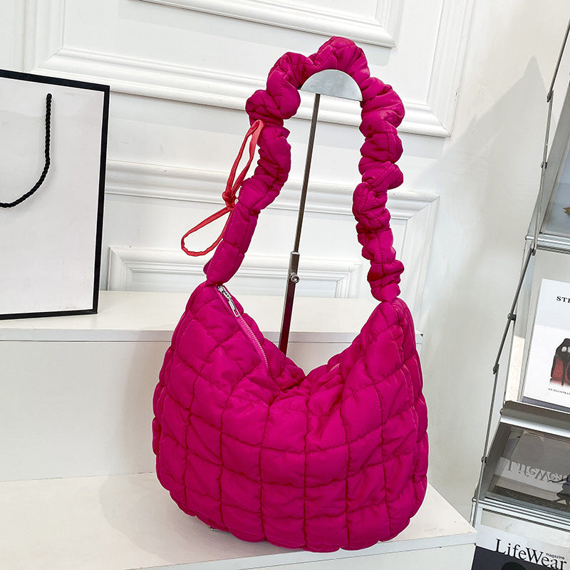 Trendy Nylon Cloud Bag Soft Casual Shoulder Bag