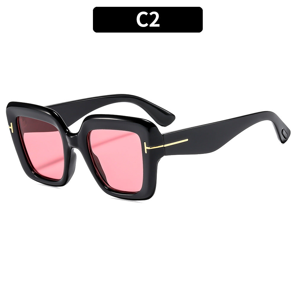 Square Frame Sunglasses For Women Stylish Fashion UV Protection