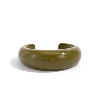 Vintage Arc-Shaped Resin Bangles with Tortoiseshell Pattern