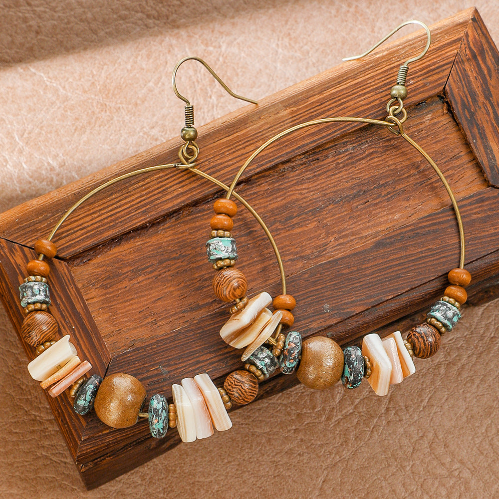 Ethnic Style Fashion Earrings Set Creative Autumn Jewelry