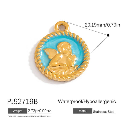 DIY 18K Gold Plated Stainless Steel Jewelry Accessories for Bracelets and Necklaces
