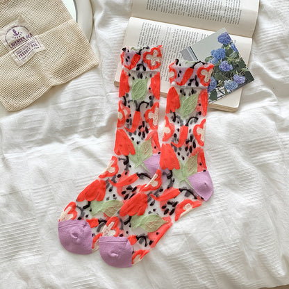 Rufia - Vegetable Pattern Summer Socks