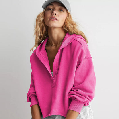 Trendy Hooded Sweatshirt for Women Comfortable Casual Wear