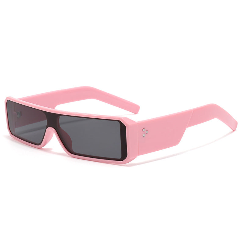 Y2K Retro Square Sunglasses Stylish Hip-Hop Shades