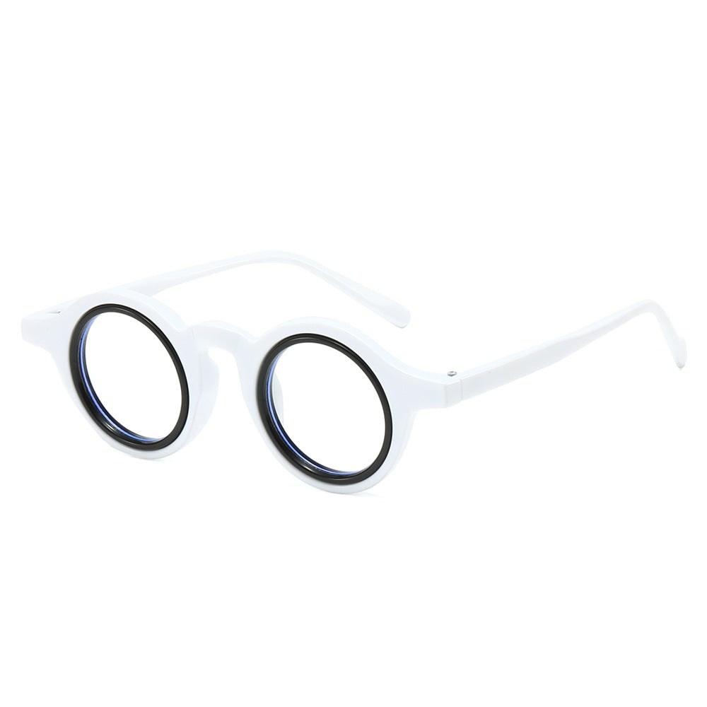 Retro Round Glasses with PC Frames for Unisex Fashion