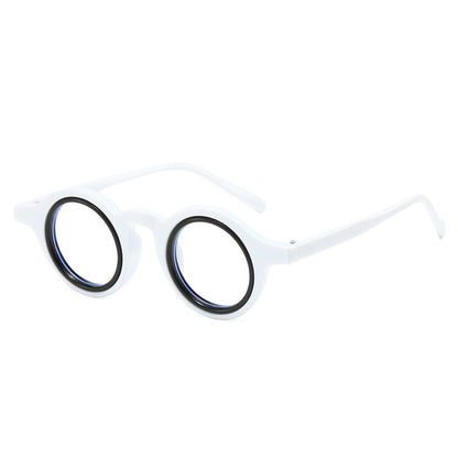 Retro Round Glasses with PC Frames for Unisex Fashion