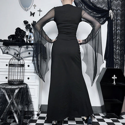 Dark Fashion Sexy Split Joint Dress