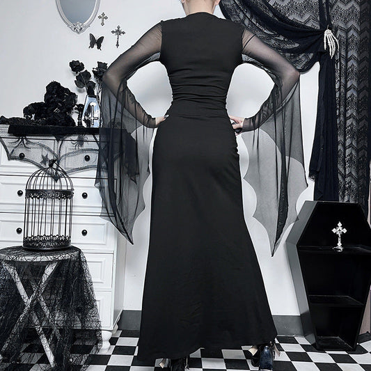 Dark Fashion Sexy Split Joint Dress
