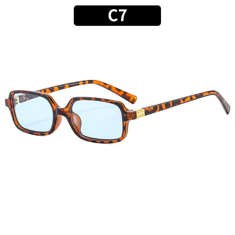 Retro Style Square Frame Sunglasses for Women - UV400 Protection