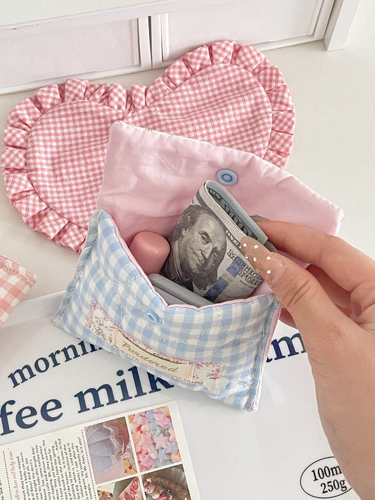 Floral Pattern Storage Pouch Stylish Cotton Bag