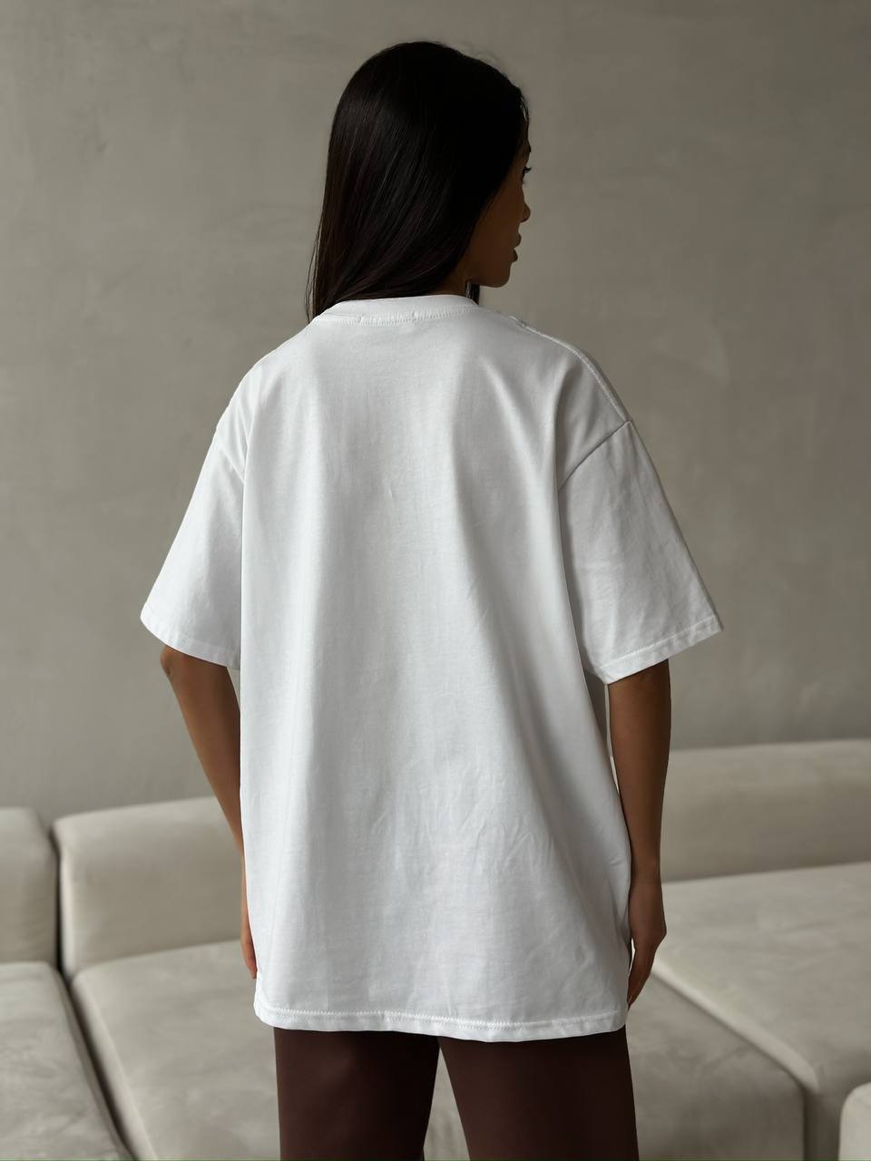Simple Bow Round Neck Short Sleeves Top