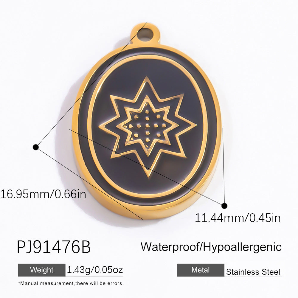 Bohemian Style Stainless Steel Beach Pendant Necklace