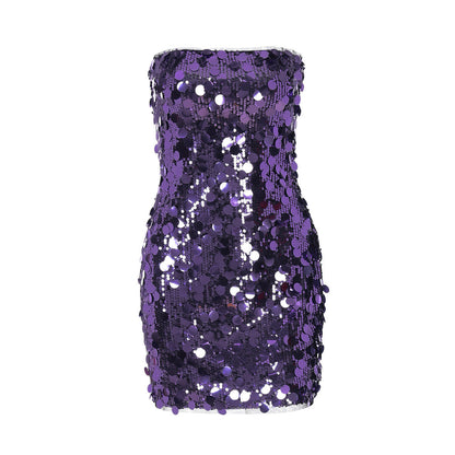 Trendy Sexy Sequin Bodycon Dress