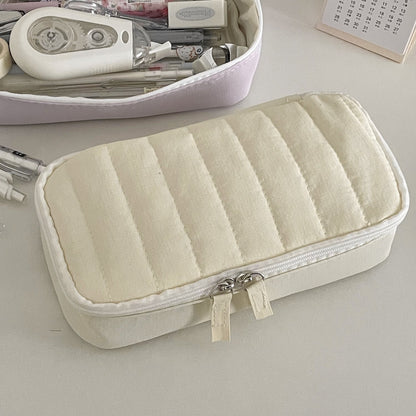 Chic Macaron Pencil Case Large Capacity Storage Bag