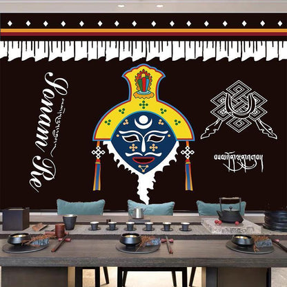 Tibetan National Style Hand Tapestry