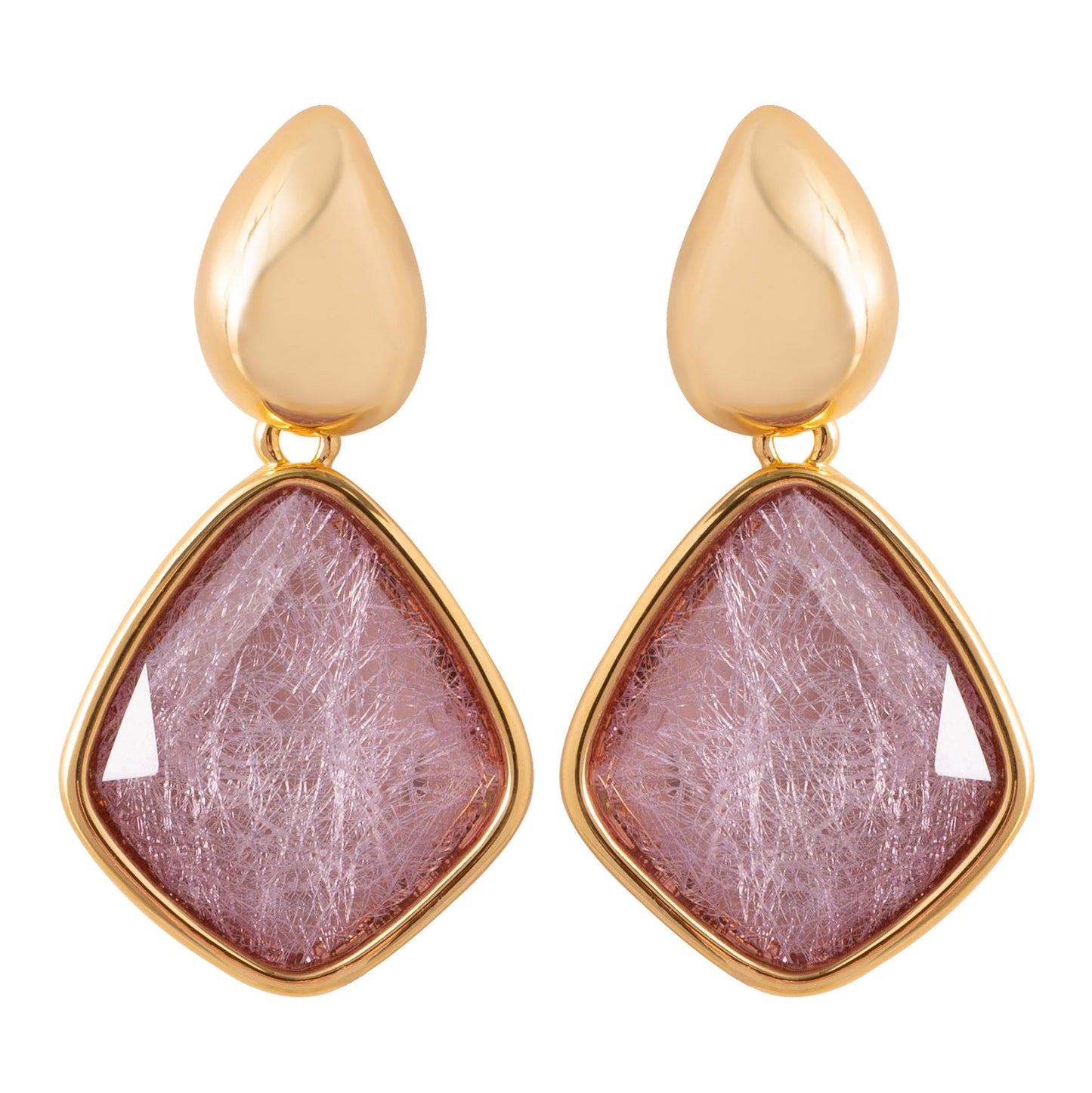 Geometric Acrylic Resin Earrings Stylish Casual Earrings For Women