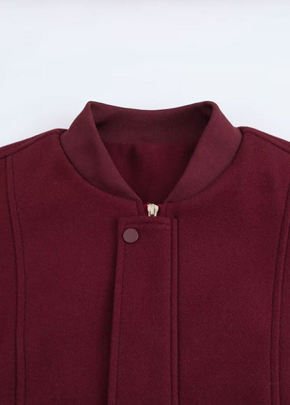 Varsity Bomber Jacket Soft Durable Fabric