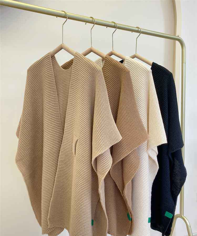 Winter Solid Color Soft Thick Cape Scarf