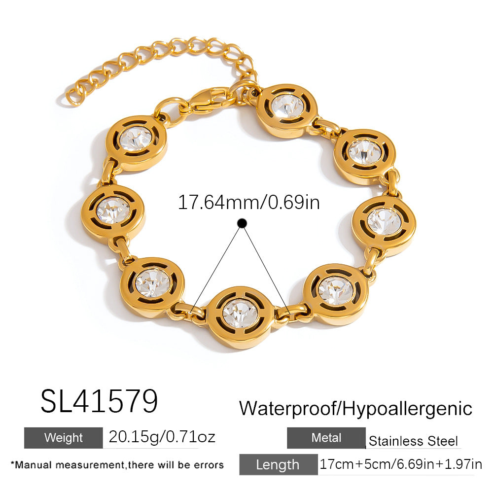 Stylish Bow Knot Stainless Steel Bracelet for Women