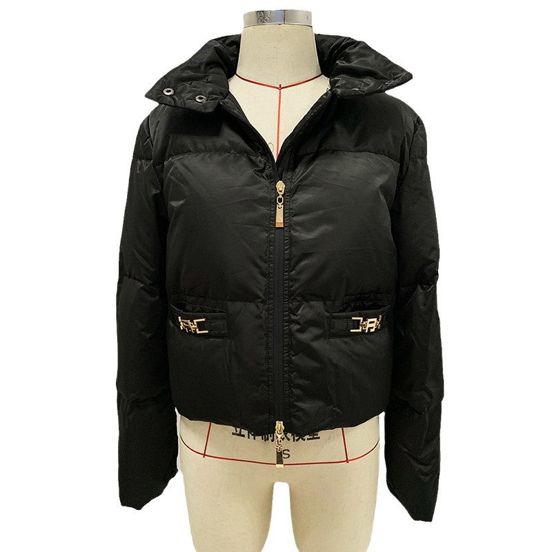 Short White Duck Down Jacket