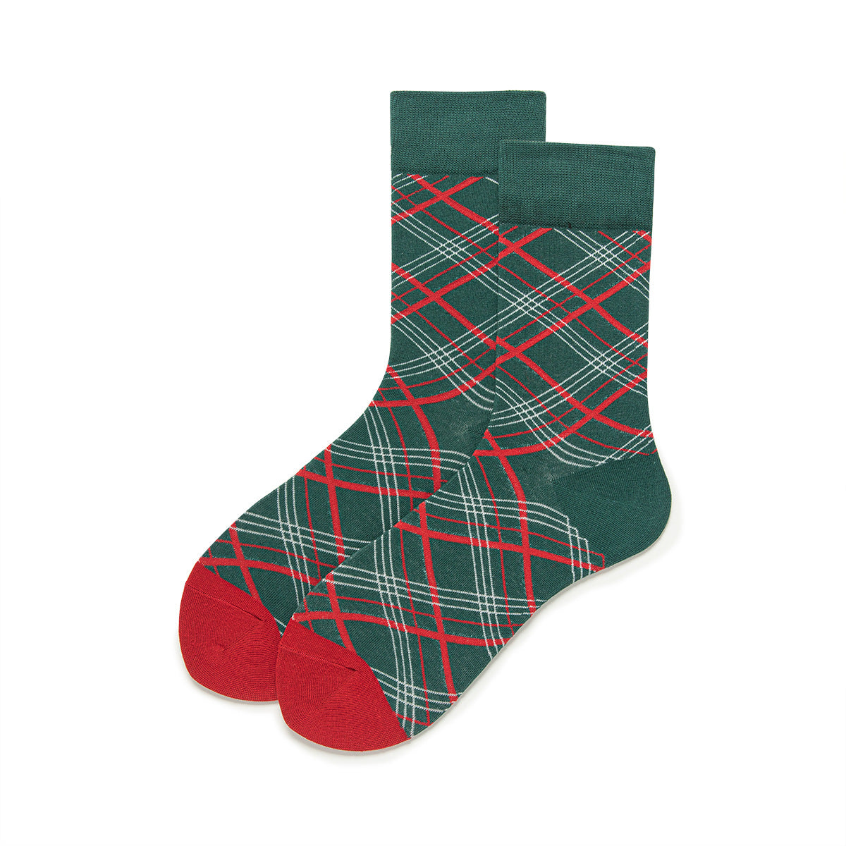 Winter Cute Print Christmas Cotton Crew Socks