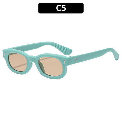 Retro Square Sunglasses Stylish Outdoor UV400 Eyewear