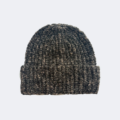 Knitted Wool Blend Beanie Hat for Women