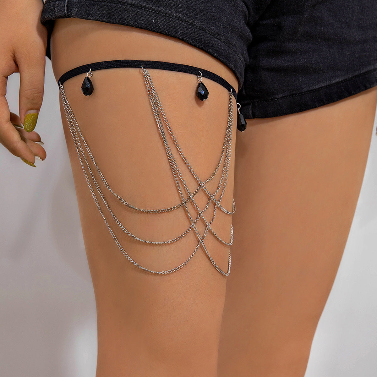 Trendy Sexy Butterfly Strap Leg Chain For Women