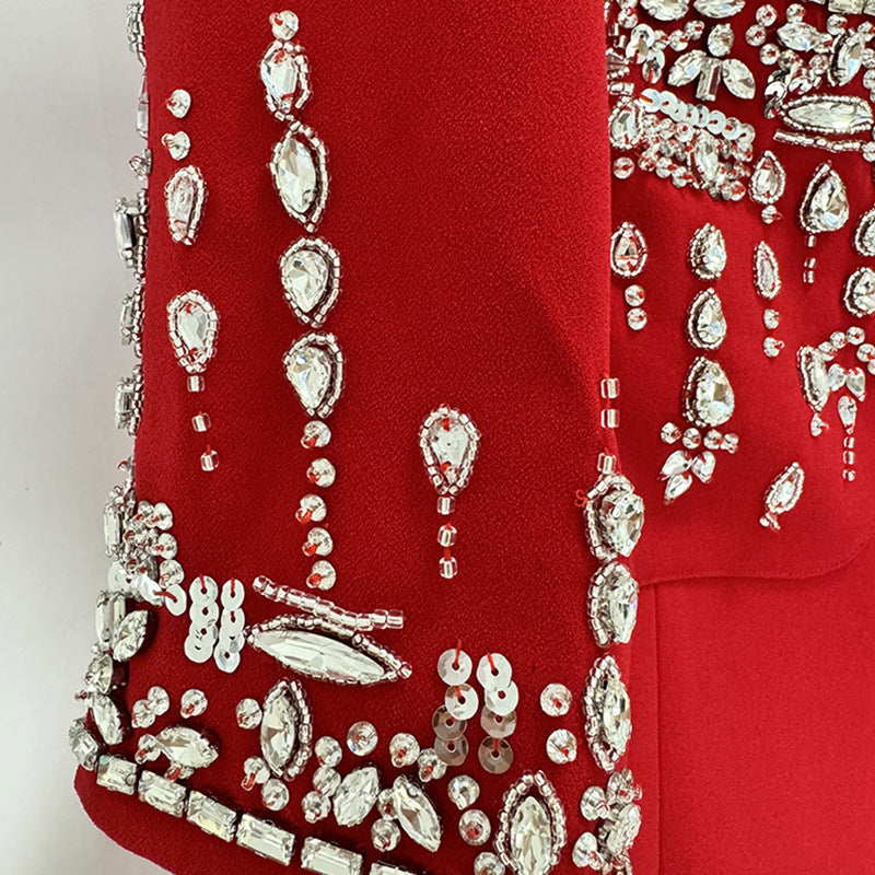 Spaghetti Strap Mermaid Dress With Beaded Details