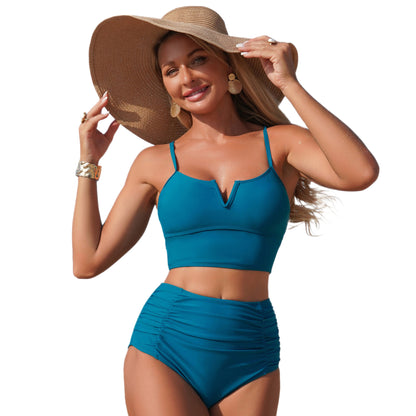 Women’S Two-Piece Bikini Swimsuit Quick-Dry High Elasticity