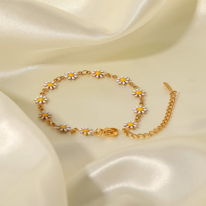 White/Colourful Daisy Chain Necklace