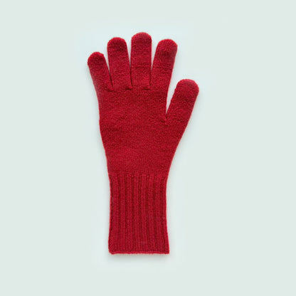 100% Pure Wool Touchscreen Fingerless Gloves for Women