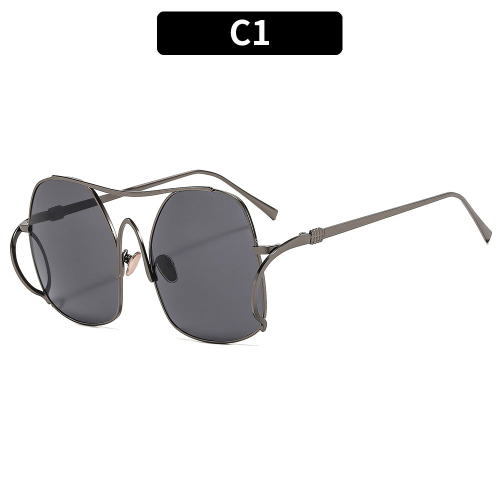 Fashionable Oversized UV400 Sunglasses for Men and Women