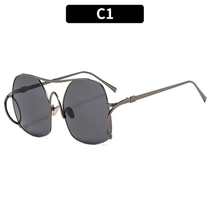 Fashionable Oversized UV400 Sunglasses for Men and Women