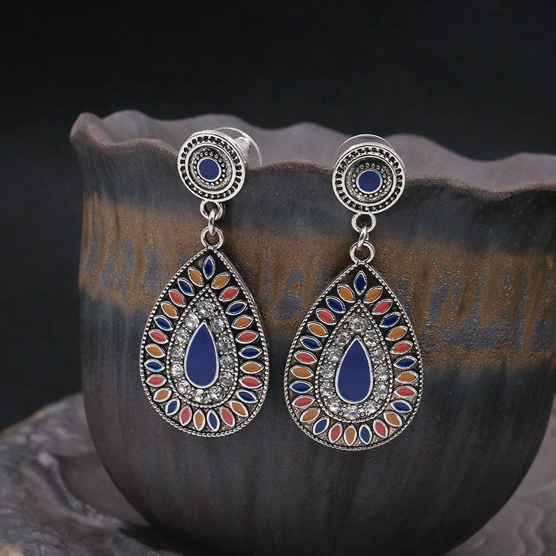 Trendy European & American Long Geometric Drop Earrings