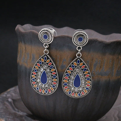 Trendy European & American Long Geometric Drop Earrings