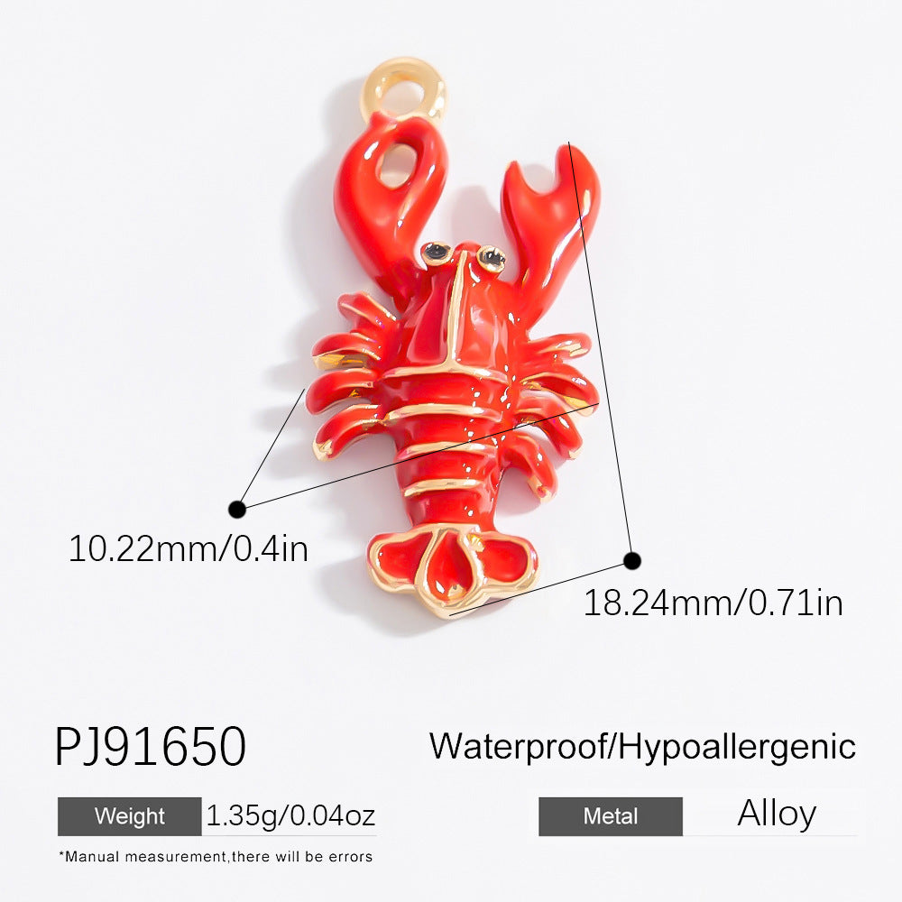 Alloy Pendant Necklace Trendy Fruit Design Handmade DIY Jewelry