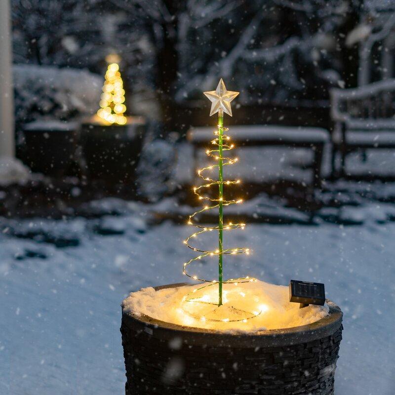 Solar Christmas Tree Outdoor Courtyard Led Lights