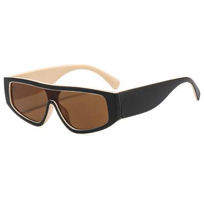 Stylish Oversized Retro Sunglasses with UV Protection