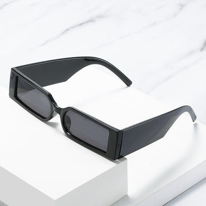 Trendy Rectangular Sunglasses for Women Fashionable Hip Hop Shades