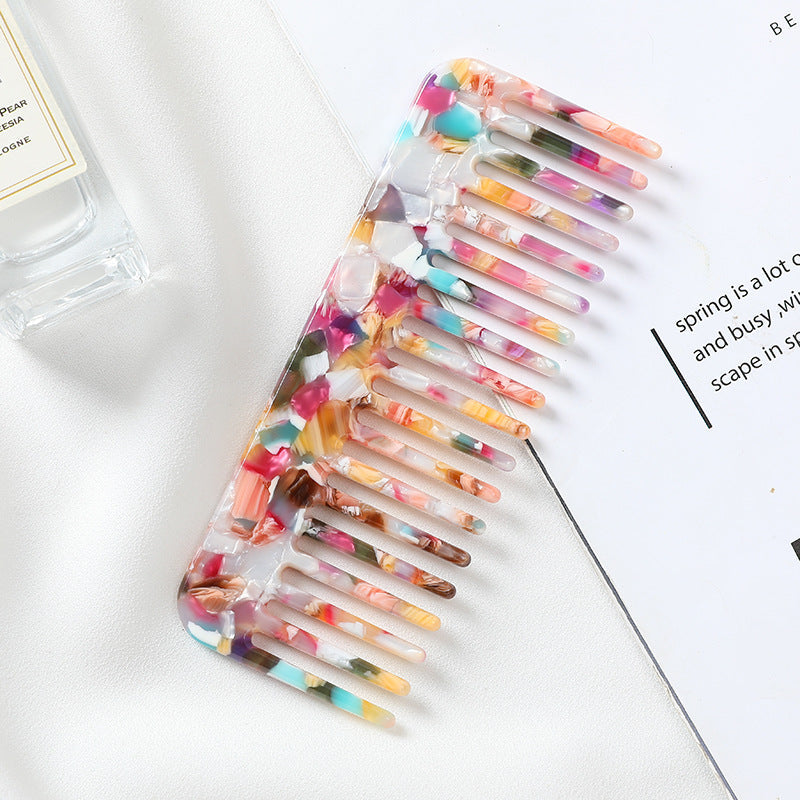 Acrylic Square Mini Portable Hair Combs