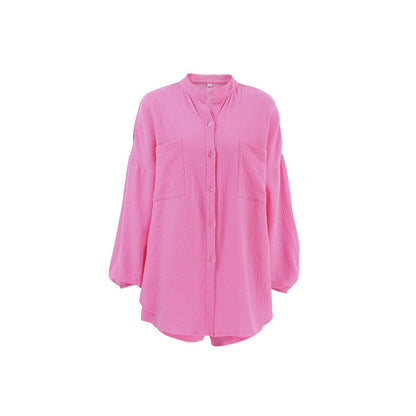 Solid Color Loose Casual Homewear Sets