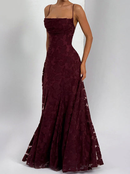 Elegant A-Line Maxi Dress for Women