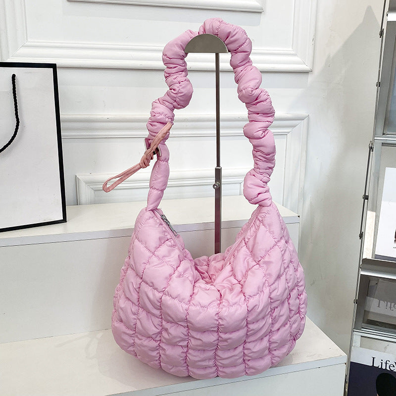 Trendy Nylon Cloud Bag Soft Casual Shoulder Bag