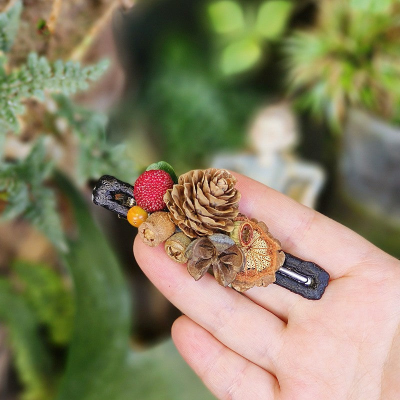 Vintage Floral Hair Clips Sweet Girl Hair Accessories