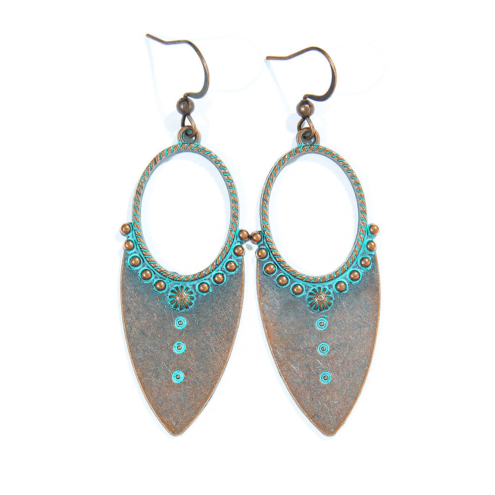 Bohemian Retro Tassel Earrings Vintage Style Travel Accessories