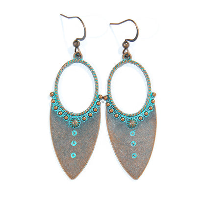 Bohemian Retro Tassel Earrings Vintage Style Travel Accessories