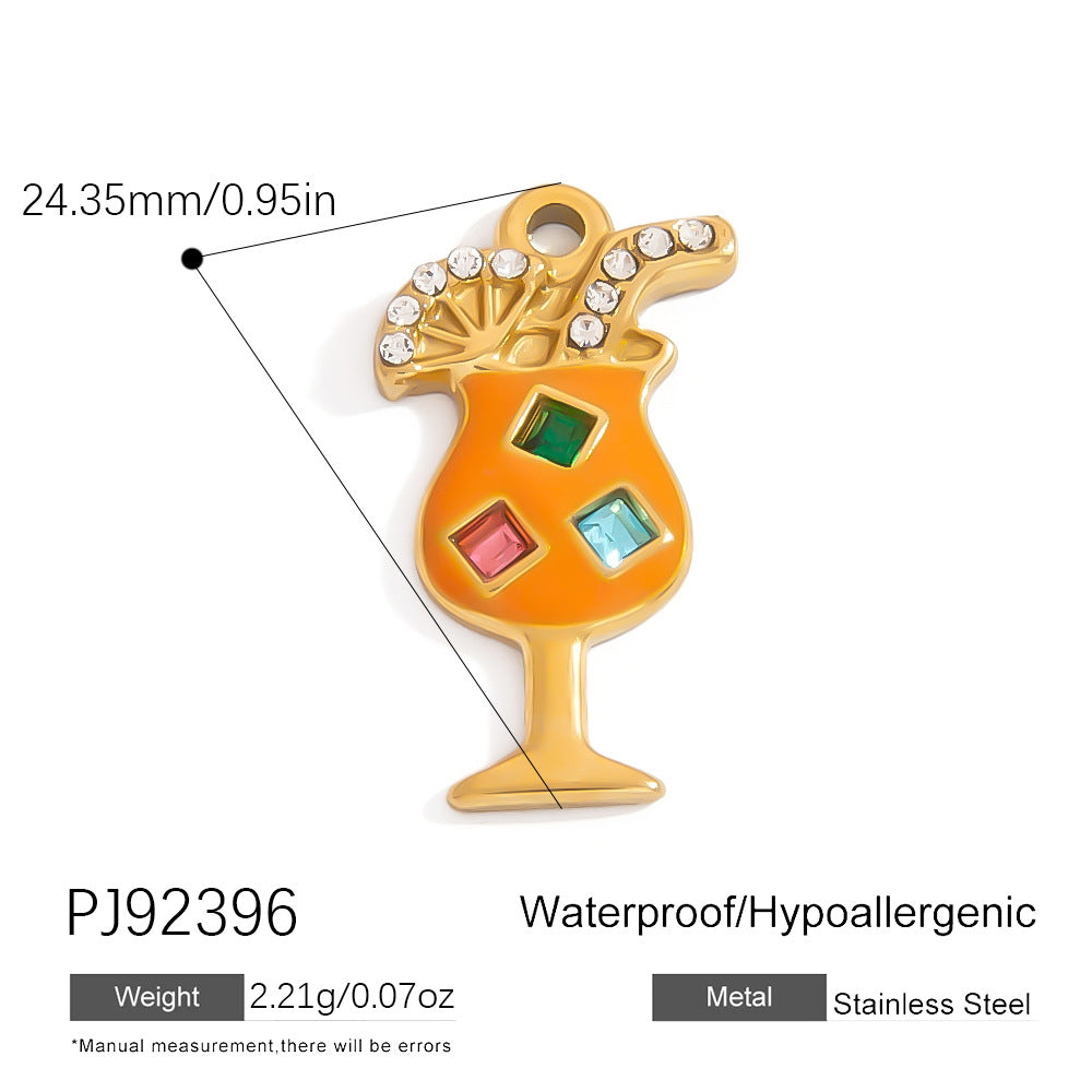 Rainbow Unicorn Stainless Steel DIY Pendant Jewelry for Bracelets and Necklaces