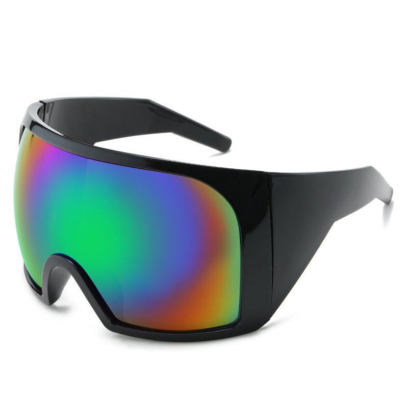 Futuristic Wraparound Sunglasses for Men and Women