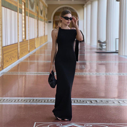 Seductive Bodycon Maxi Dress With Adjustable Straps
